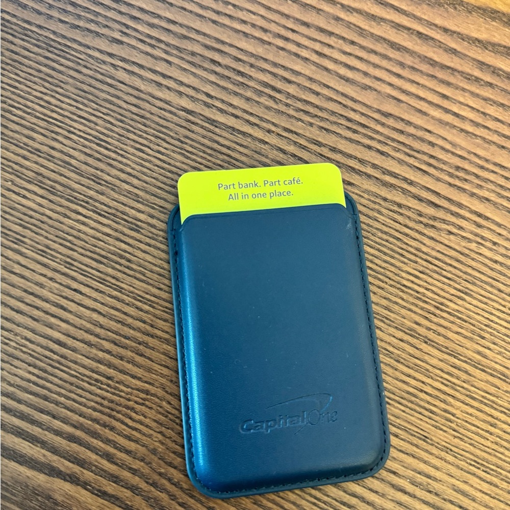 Capital One Blue MagSafe Phone Card Holder